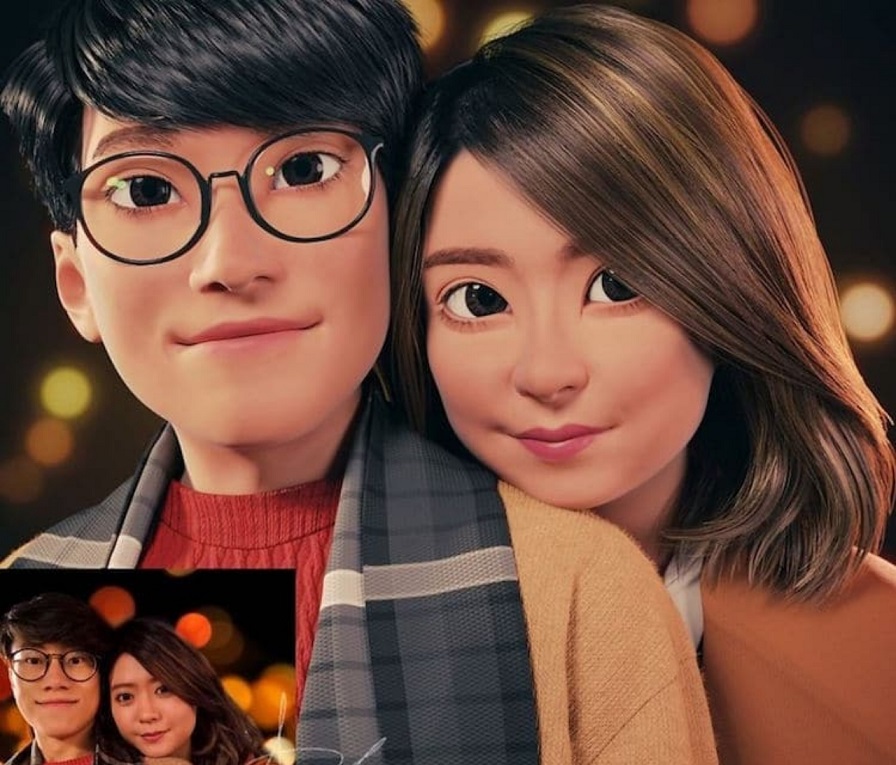 3D Rendered Couple